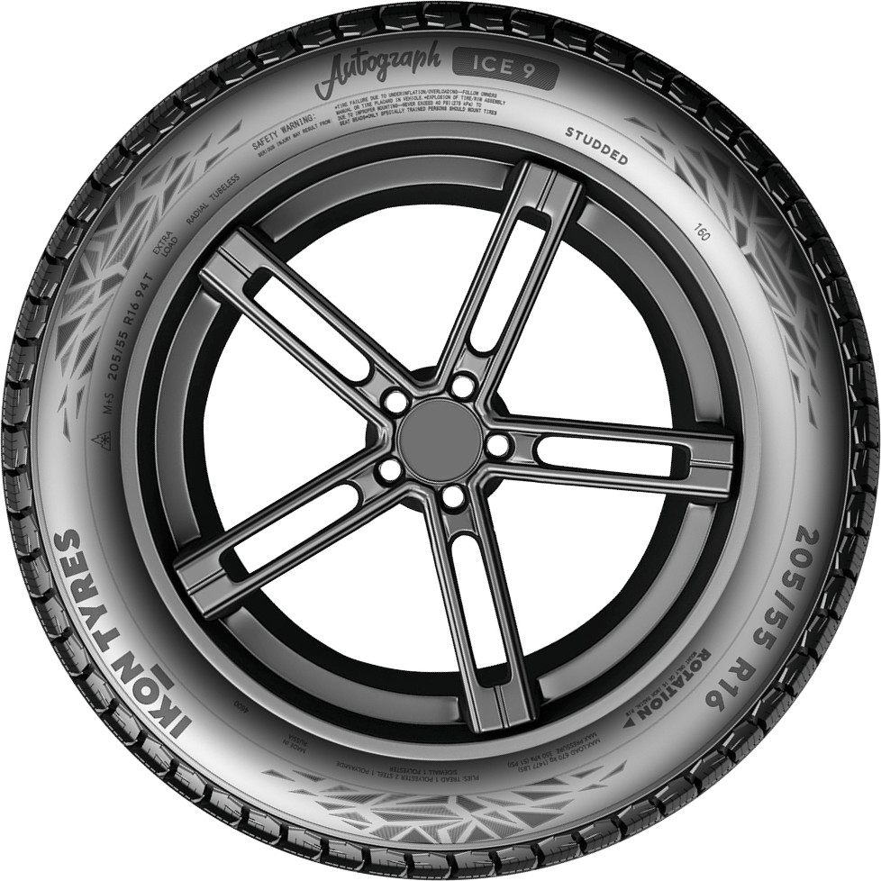 Зимняя шина Ikon (Nokian Tyres) Autograph Ice 9 245/40R18 97T (шипы) — фото 5