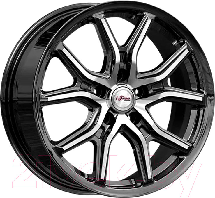 Литой диск iFree Страйк 17x6.5" 5x112мм DIA 57.1мм ET 33мм Блэк джек