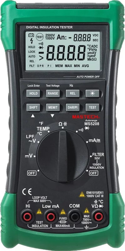 Мультиметр цифровой Mastech MS5208 / 13-2108