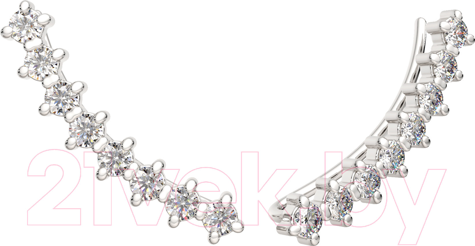 Серьги из серебра ZORKA 0310843 (с фианитами)