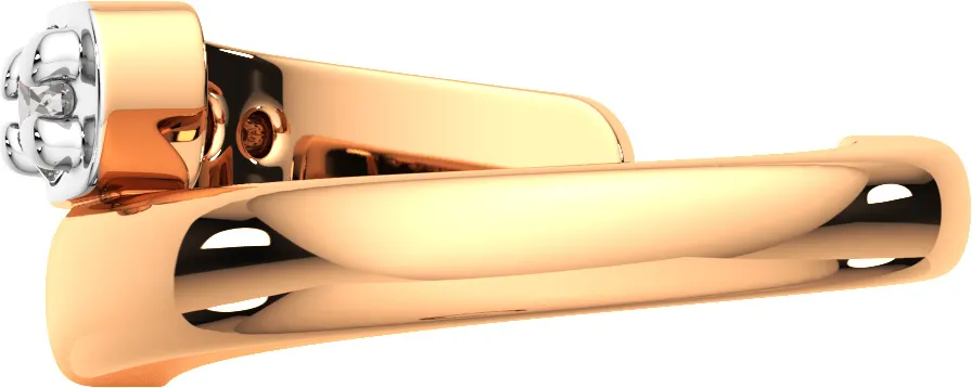 Моносерьга из розового золота ZORKA 3101313.9K.R (с фианитами) — фото 4