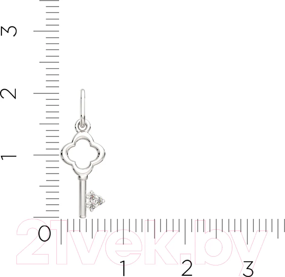 Подвеска из серебра ZORKA 0440451.ZZ (с фианитами) — фото 4