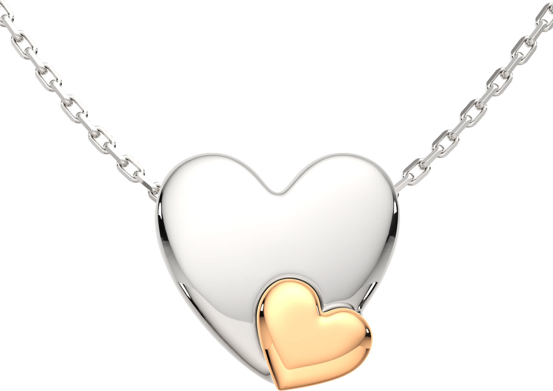 Колье из серебра ZORKA 0540412.G14K.ZZ (45см, с золотом)