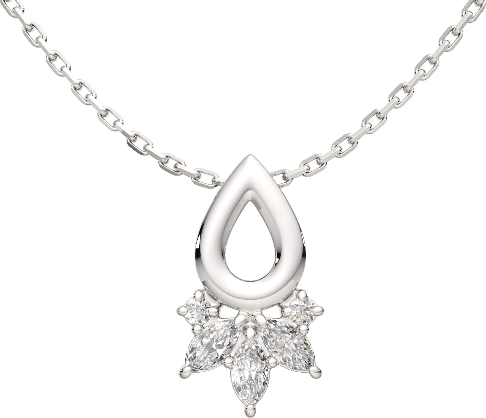 Колье из серебра ZORKA 05501233 (40см, с фианитами)