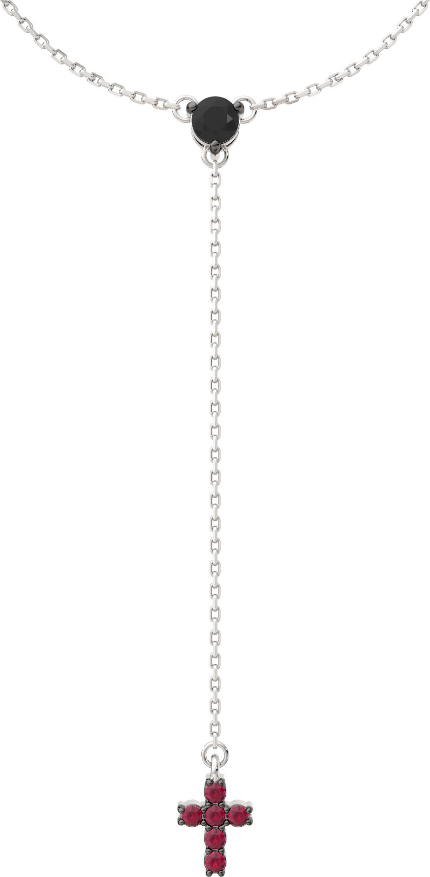 Колье из серебра ZORKA 05501350 (40см, с фианитами)