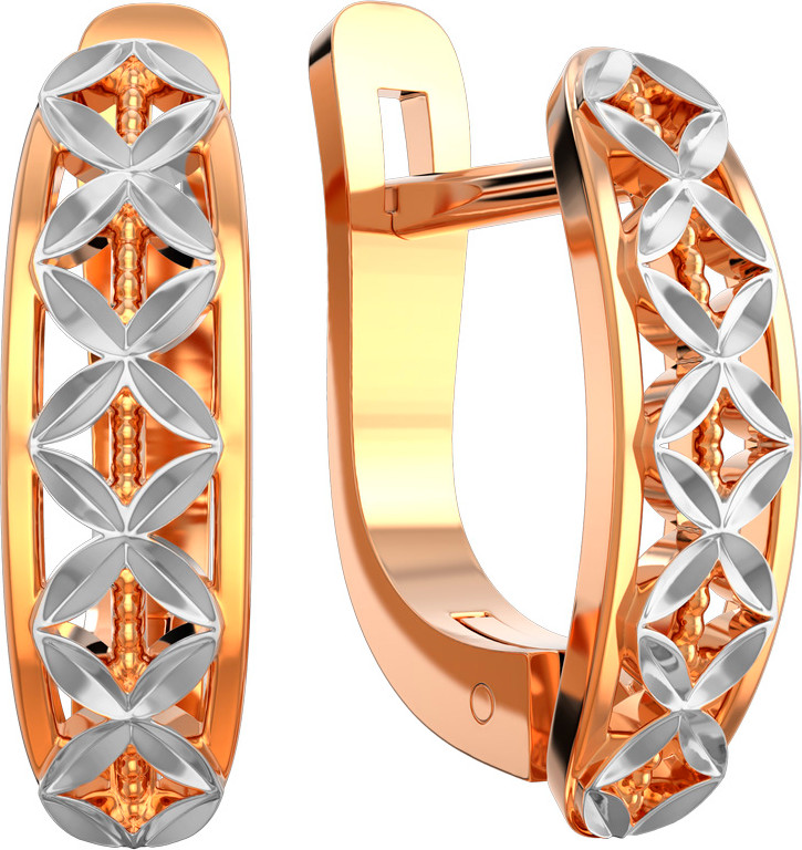 Серьги из розового золота ZORKA 300115-9K