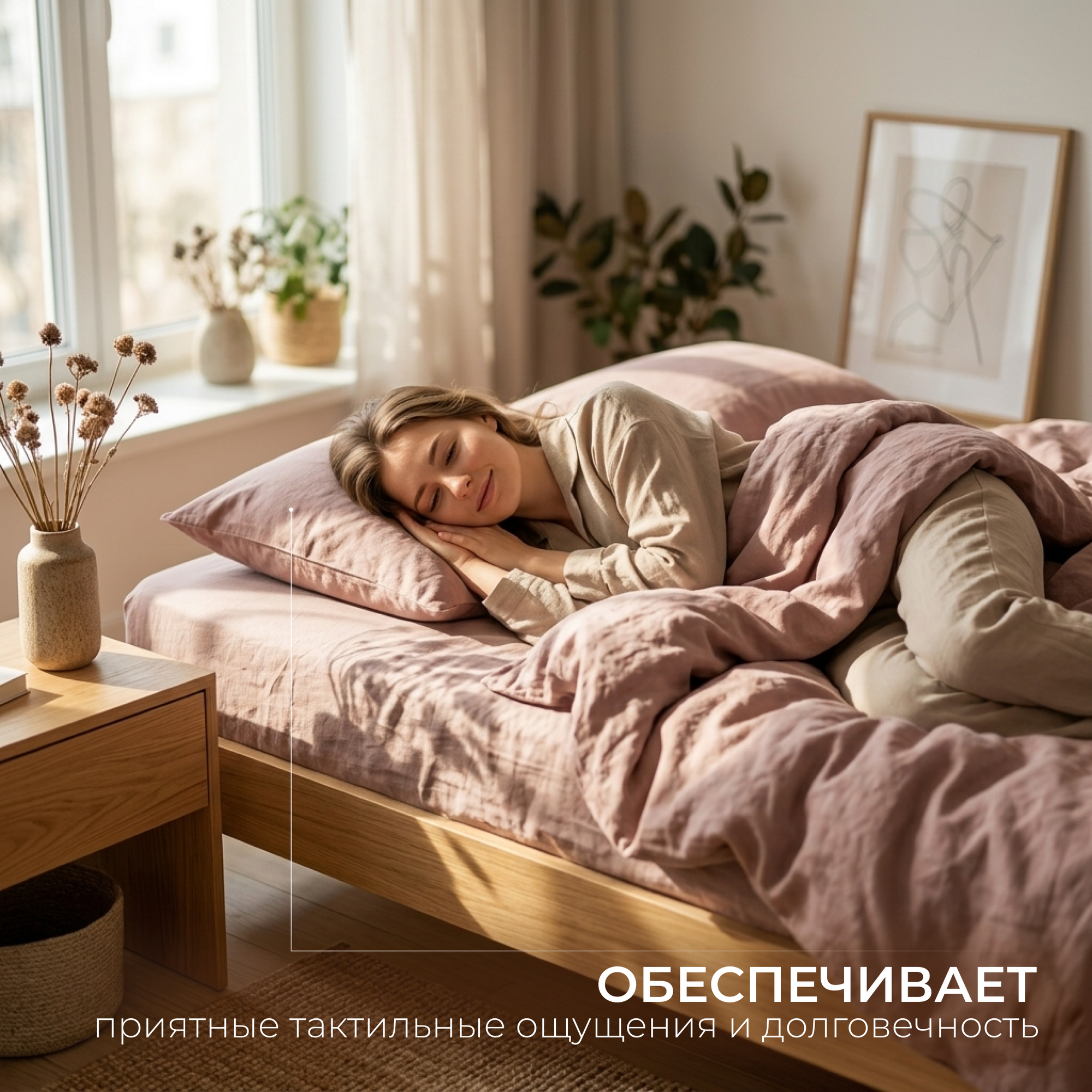 Наволочка Mio Tesoro 40x40 / Лен4040Н-8 — фото 3
