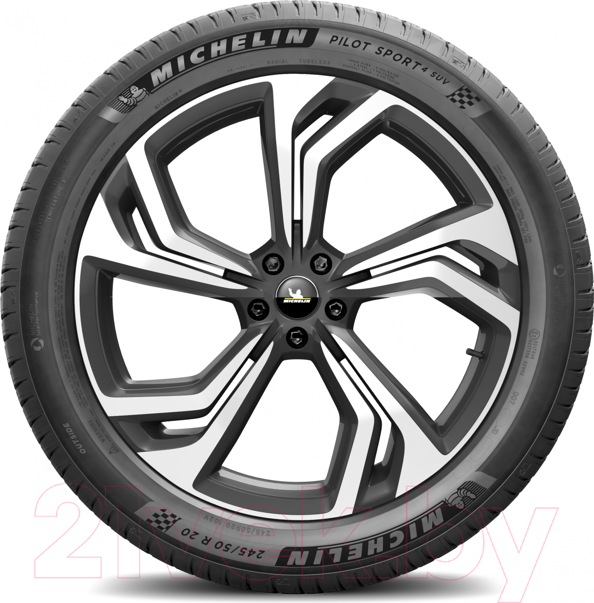 Летняя шина Michelin Pilot Sport 4 SUV 255/45R20 101W FRV EXT — фото 3