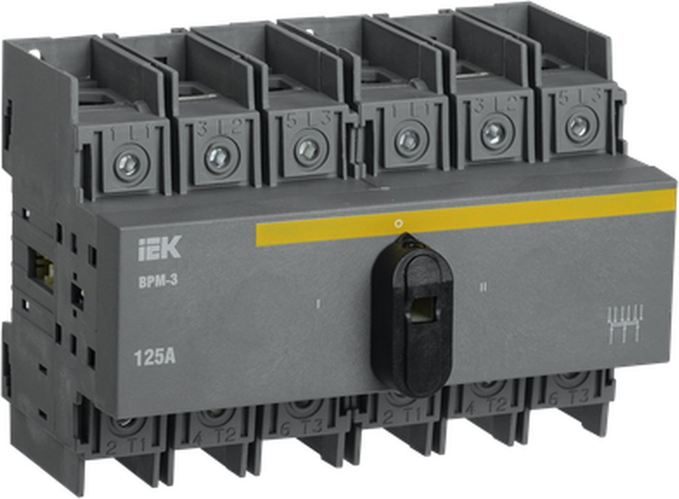 Выключатель-разъединитель IEK ВРМ-3 3P 125А / MVR30-3-125