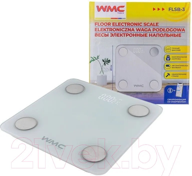 Напольные весы электронные WMC Tools WMC-FLSB-3 (57818) — фото 5