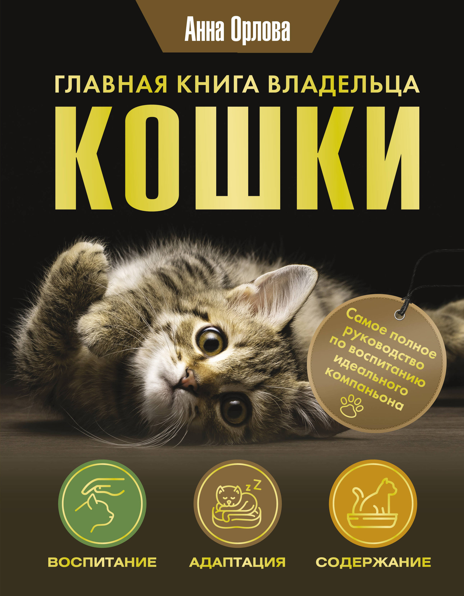 Энциклопедия АСТ Главная книга владельца кошки, твердая обложка (Орлова Анна)