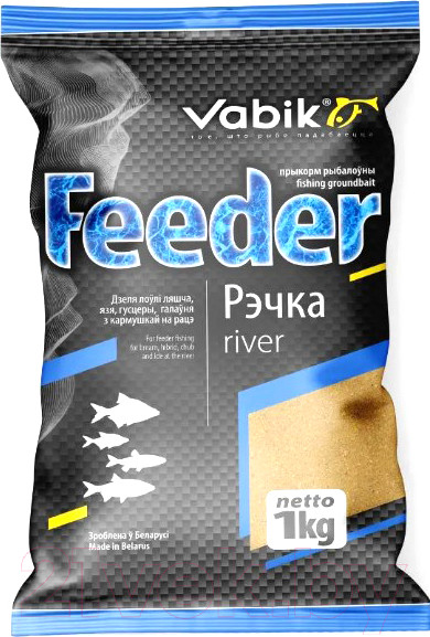 Прикормка рыболовная Vabik Feeder Река (1кг)
