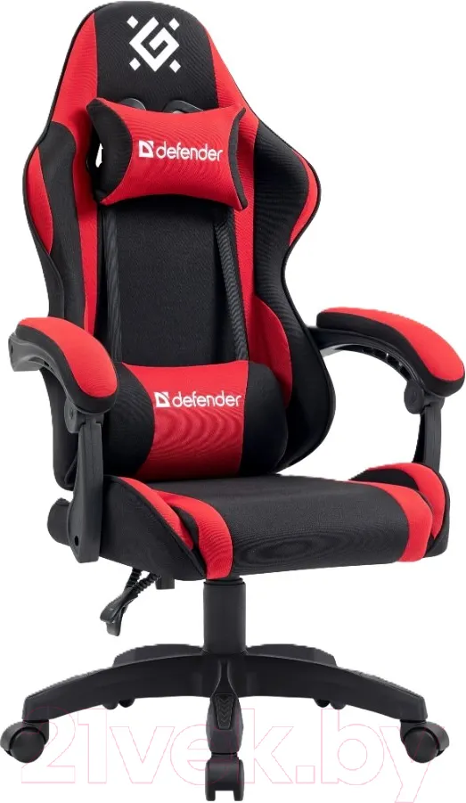 Кресло геймерское Defender Expert / 64298 (черный/красный)