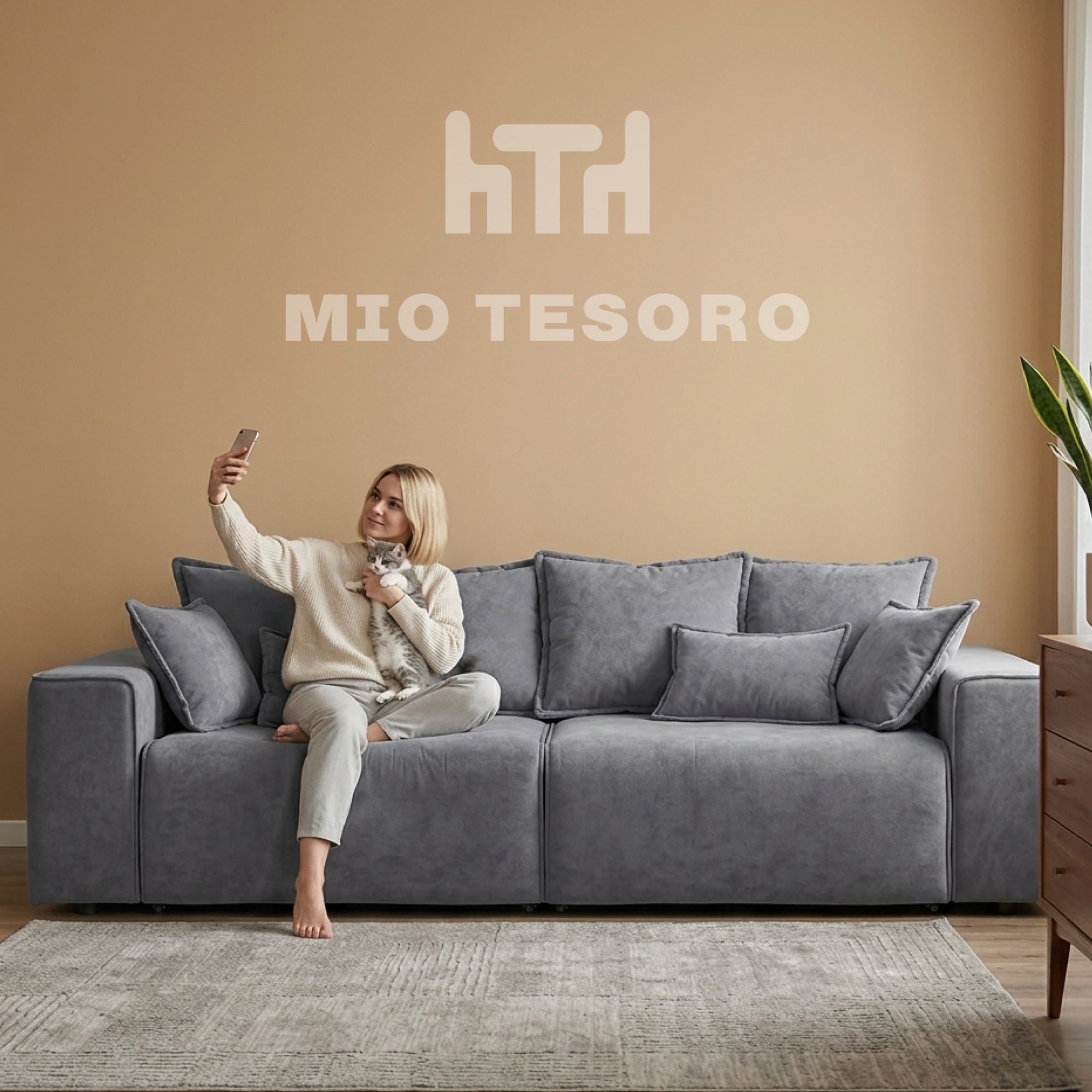 Диван Mio Tesoro Венте 35 (Germes Grafit) — фото 5