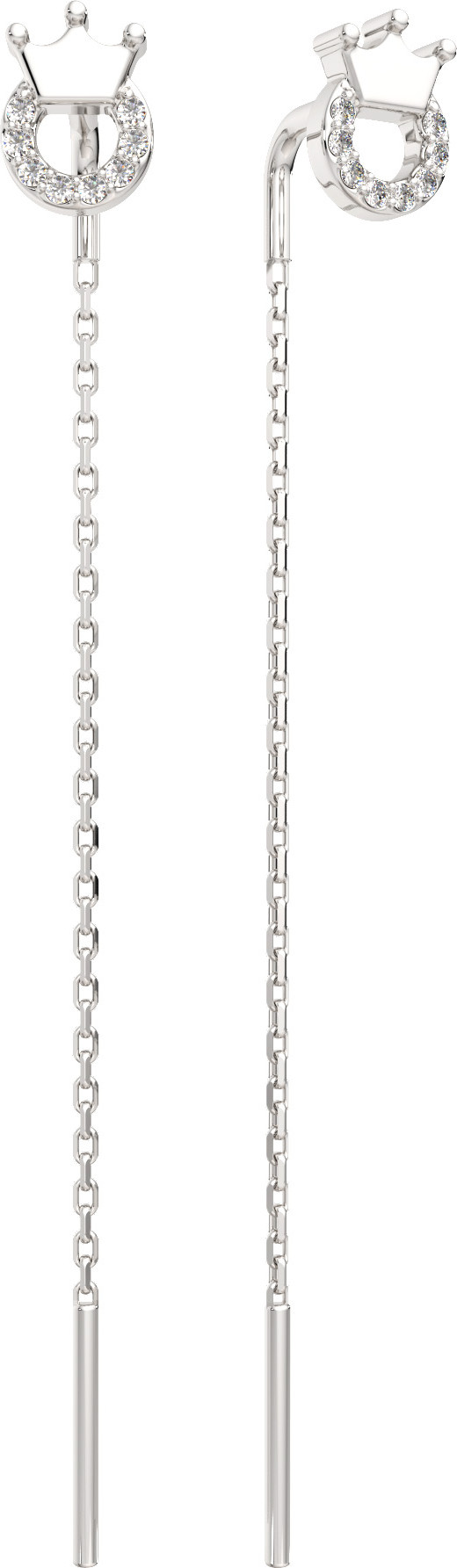 Серьги из серебра ZORKA 0310868 (с фианитами)