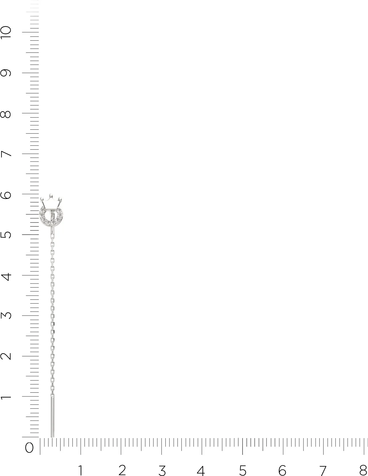 Серьги из серебра ZORKA 0310868 (с фианитами) — фото 4