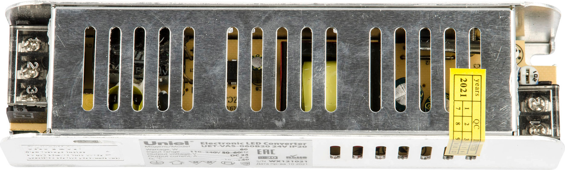 Блок питания для светильника Uniel UET-VAS-060B20 24V IP20 / UL-00002429