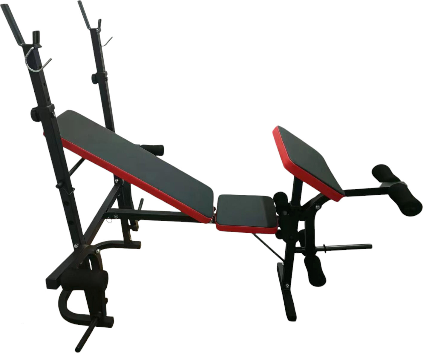 Скамья многофункциональная Sundays Fitness GB-WB4005 (черный/красный) — фото 5