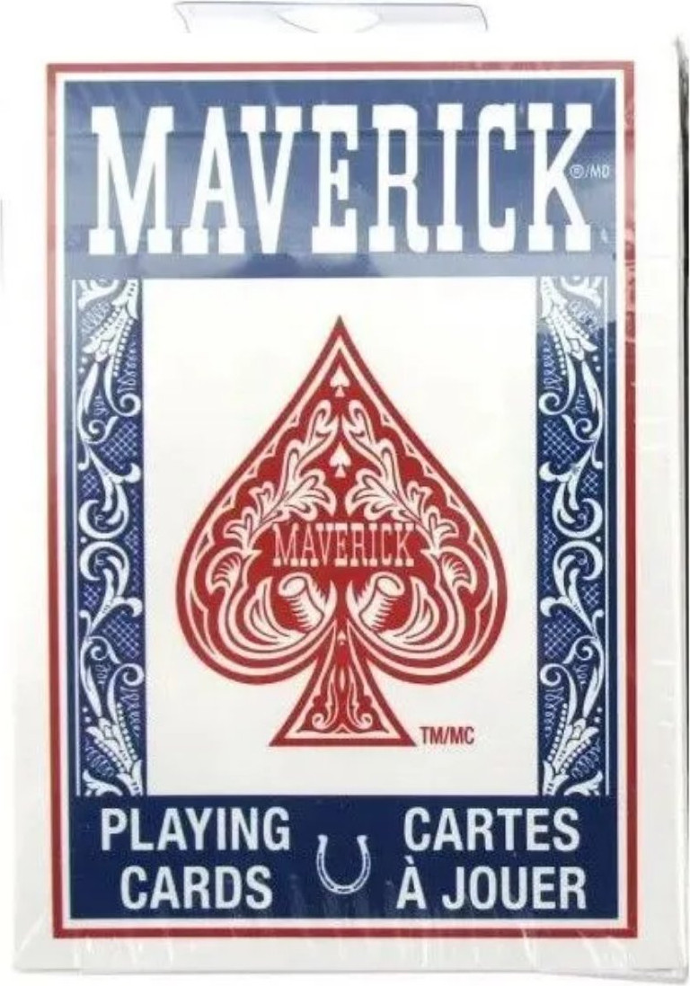 Игральные карты U.S. Games Systems Maverick Standard Index Blue / 1000703-b
