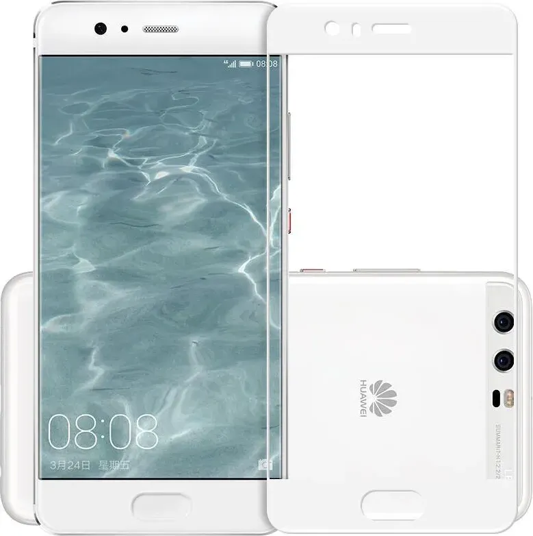 Защитное стекло для телефона Case Full Screen для Huawei P10 Lite (белый/глянец)