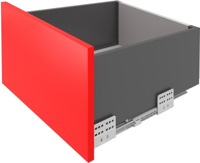 Комплект направляющих мебельных Boyard Старт SB41 / SB41GRPH.1/450 (боковина 199 мм прямая) — фото 2
