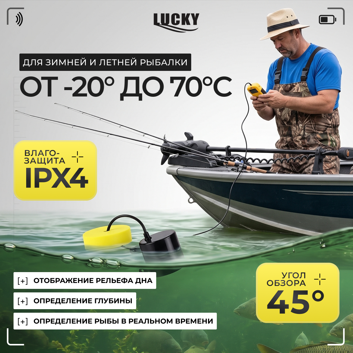 Эхолот Lucky FF1108-1 — фото 2