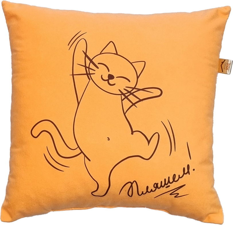 Подушка декоративная MATEX Meow. Claws / 43-690 (абрикосовый)