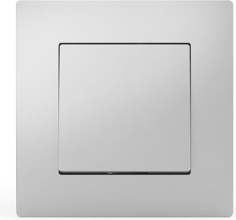Выключатель Tokov Electric Pixel TKE-PX-V1F-C03 (алюминий)