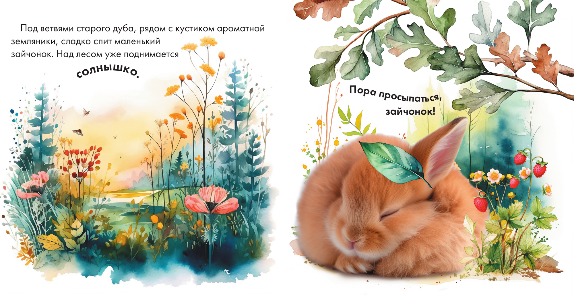 Художественная книга АСТ Спокойной ночи, маленький зайчонок! Твердая обложка — фото 2
