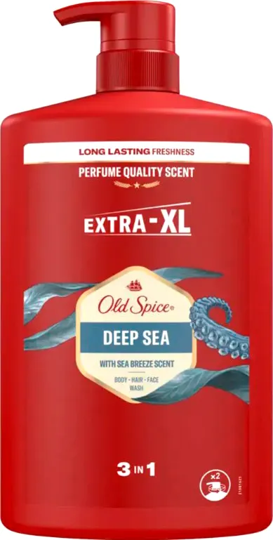Шампунь-гель для душа Old Spice Deep Sea 3в1 (1л) — фото 5