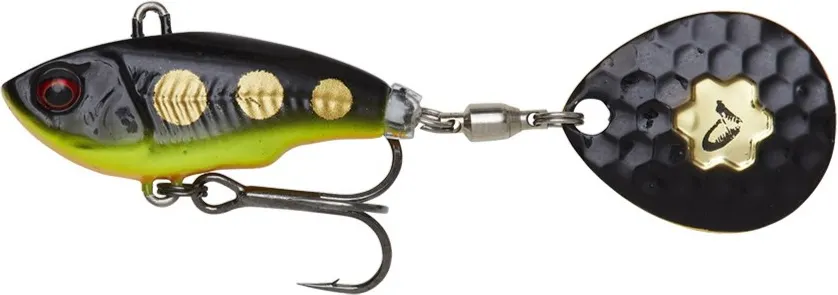 Тейл-спиннер Savage Gear Fat Tail Spin Sinking Black Magic 77060
