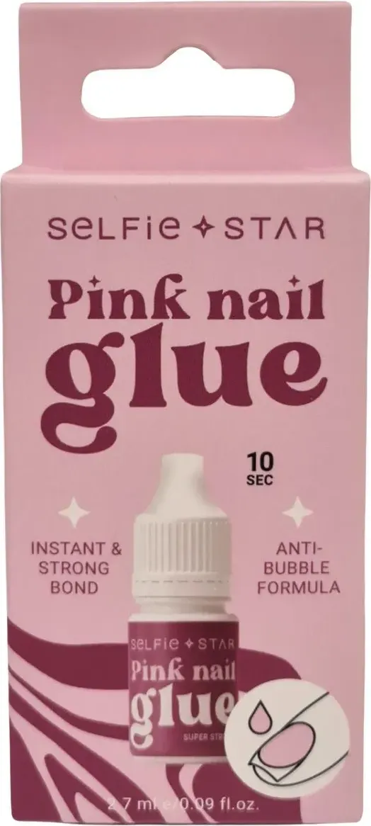 Клей для накладных ногтей Selfie Star Ultimate Bond Nail Glue Pink (2.7мл) — фото 2