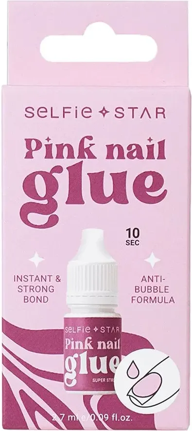 Клей для накладных ногтей Selfie Star Ultimate Bond Nail Glue Pink (2.7мл) — фото 3