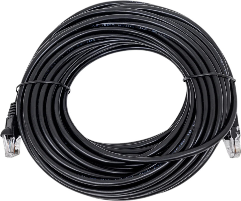 Кабель Buro UTP 4 пары Cat5E CCA Molded RJ-45 (m)-RJ-45 m (15м, черный) — фото 3