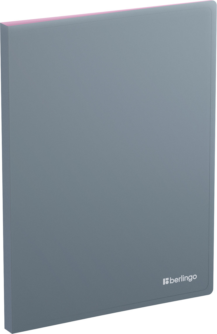 Папка для бумаг Berlingo Soft Touch Pro / FS4_17933 (серый)
