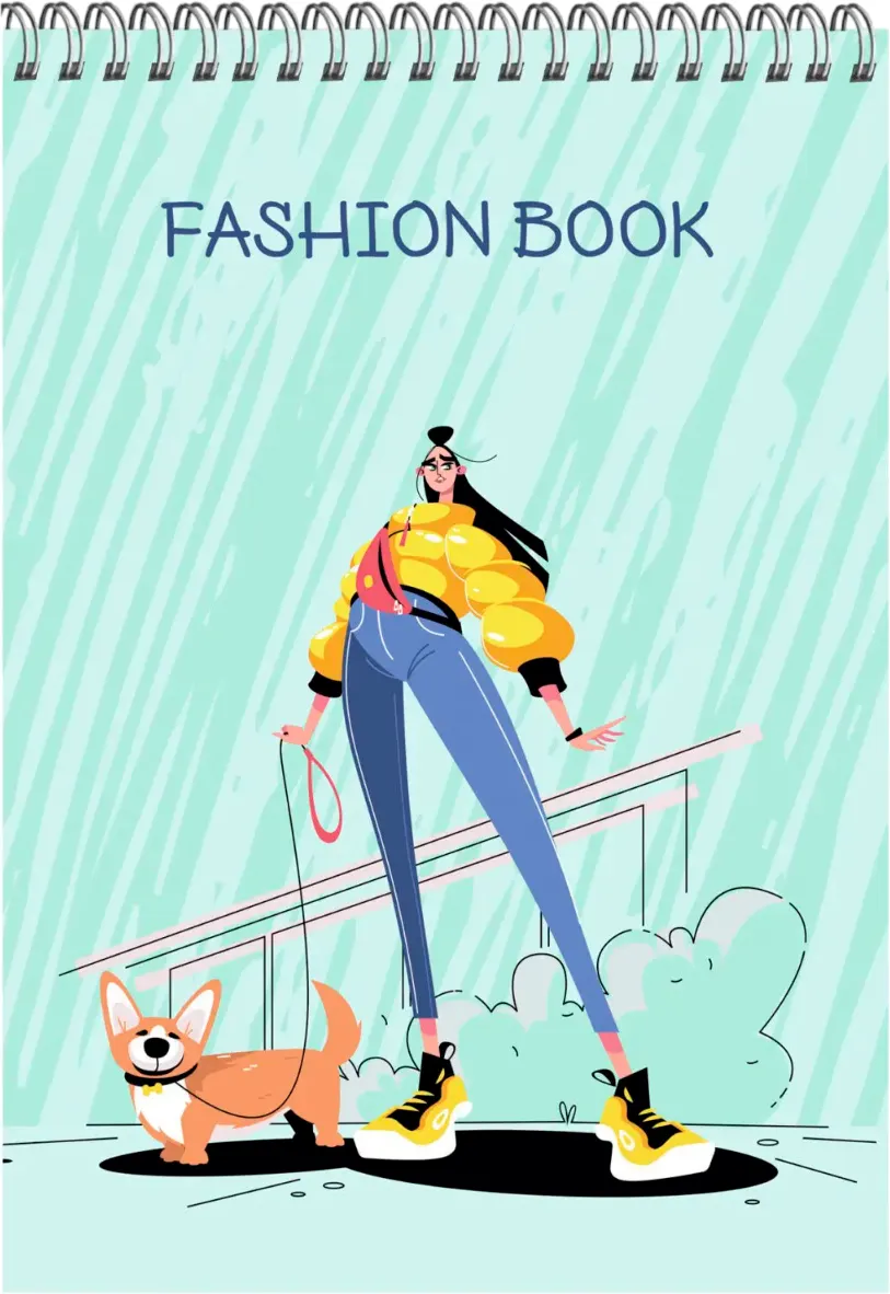 Скетчбук Listoff Sketchbook. Fashion book. No. 1 / ТСТ5204961