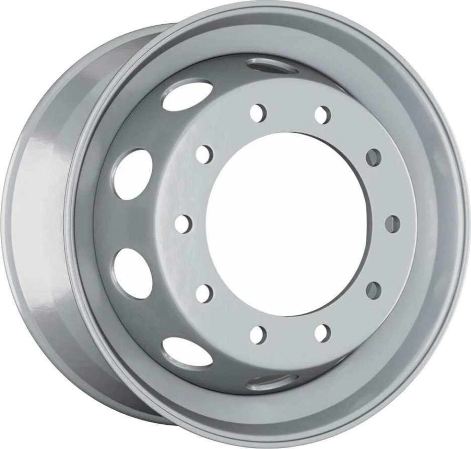 Штампованный диск Tracston YN07TB03 22.5x11.75" 10x335мм DIA 281мм ET 135мм Серебро