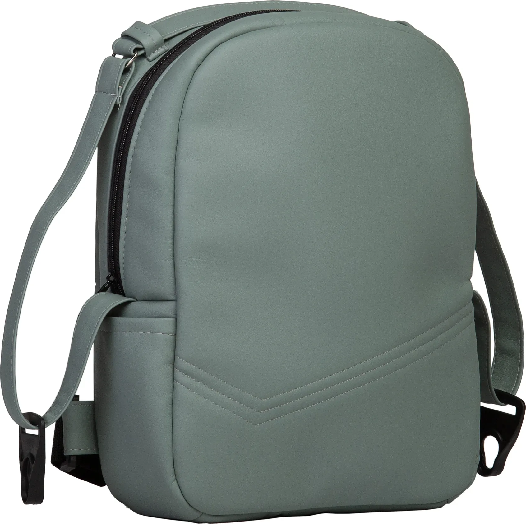Детская универсальная коляска INDIGO Mio S 2 в 1 (07, шалфей кожа/шалфей) — фото 6