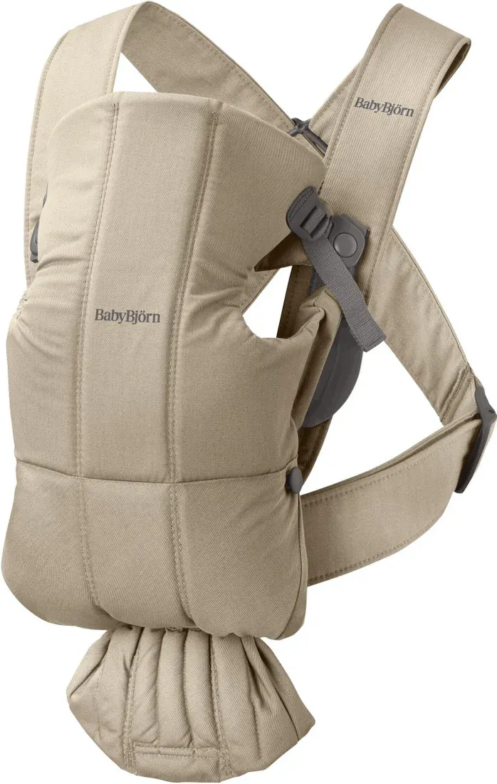 Сумка-кенгуру BabyBjorn Mini Woven / 0210.26 (Beige)