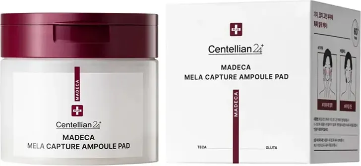 Пэд для лица Centellian24 Madeca Mela Capture Ampoule выравнивающие тон кожи (60шт) — фото 2