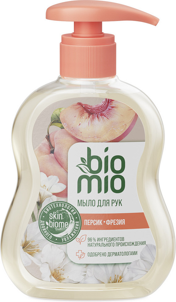 Мыло жидкое BioMio Персик (300мл)