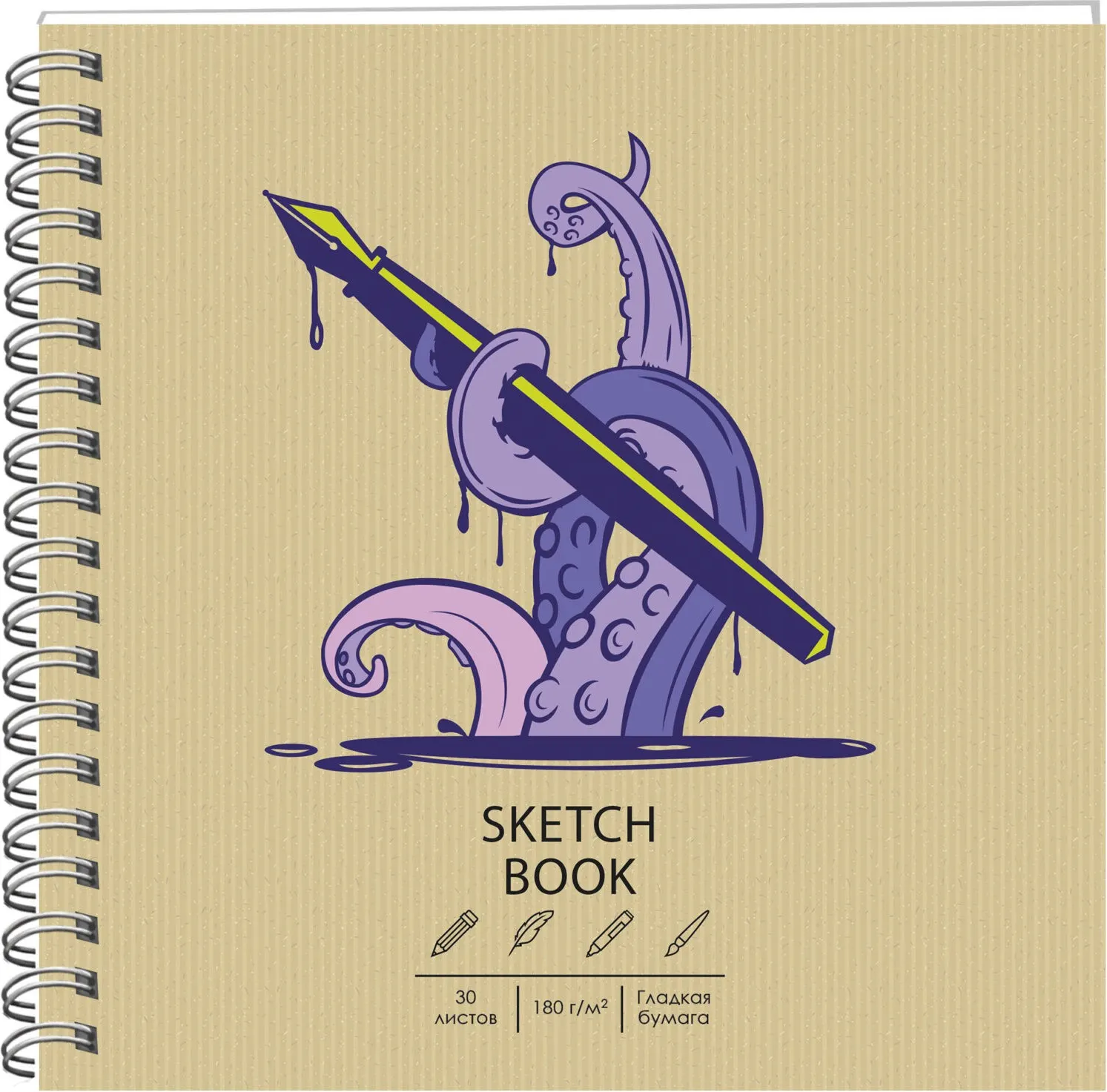 Скетчбук Paper Art Kids Draft and Craft. Drawctopus / ТСК305310