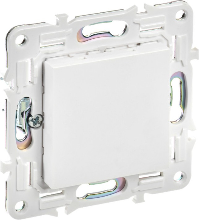 Декоративная заглушка для розетки IEK Skandy SK-PL10-K01 (арктический белый)