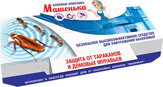 Ловушка для насекомых Машенька От тараканов и муравьев (25гр)