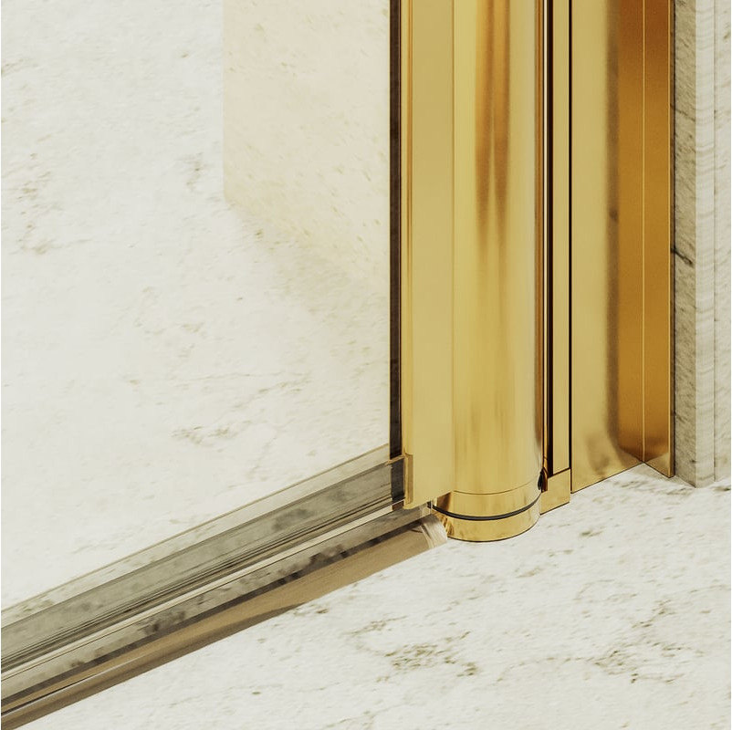 Душевая дверь MaybahGlass 198x60 / MGD-797-3 (бесцветный/золото) — фото 5