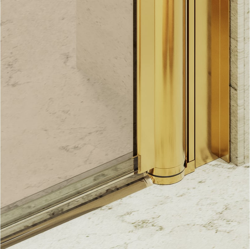 Душевая дверь MaybahGlass 198x60 / MGD-798-3 (бронза/золото) — фото 5