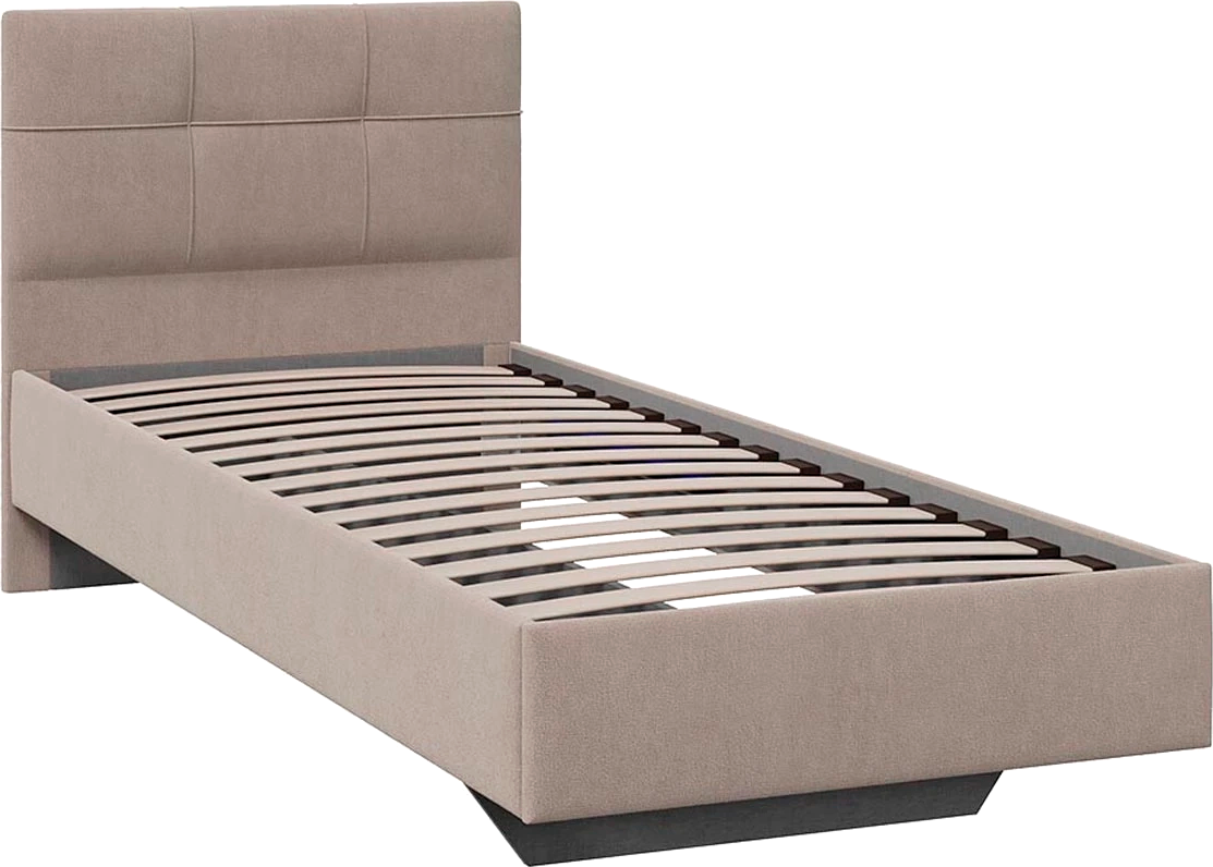 Односпальная кровать ТриЯ Элис тип 1 с мягкой обивкой 80x200 (велюр ultra cashmere) — фото 2