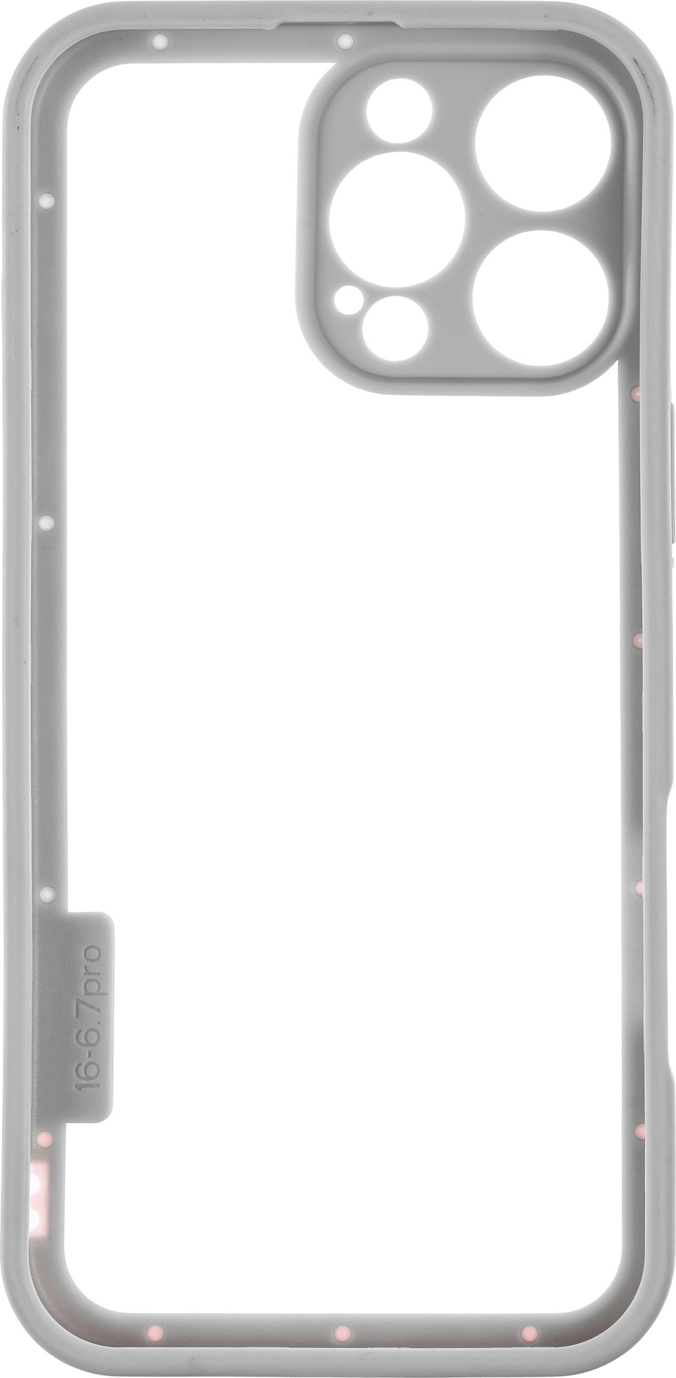 Чехол-накладка G-Case Для iРhone 16 Pro Max / 6601110761D (розовый/белый) — фото 5