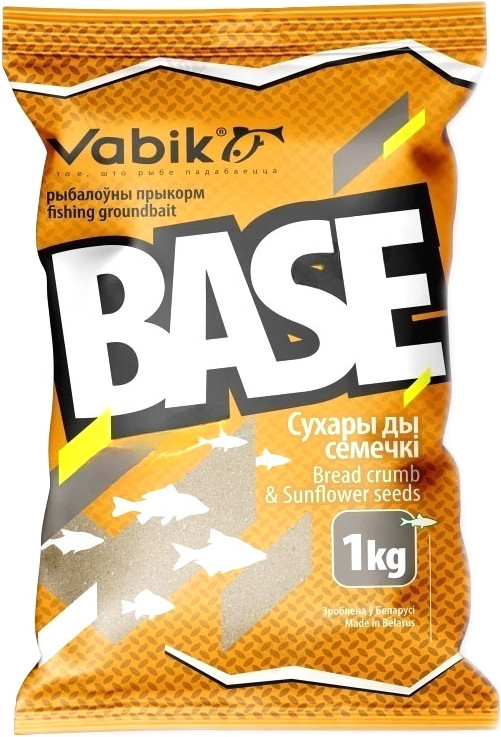 Прикормка рыболовная Vabik Base Сухари-Семечки (1кг) — фото 1