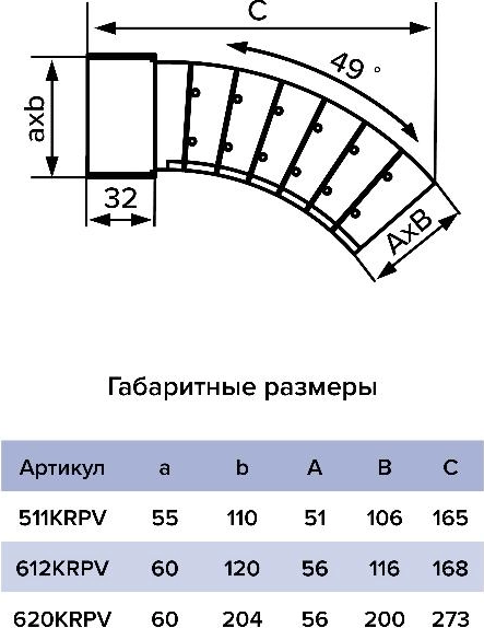 Колено воздуховода ERA 511KRPV — фото 5